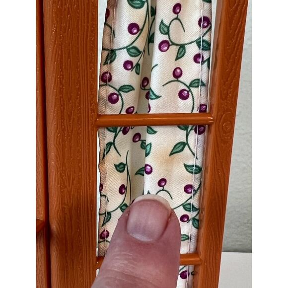 Fisher Price Loving Family Dollhouse Cloth Room Divider Home Office - Picture 4 of 8